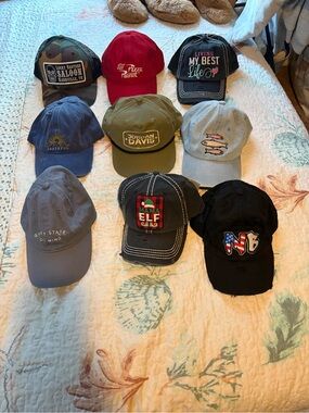 Baseball hat collection